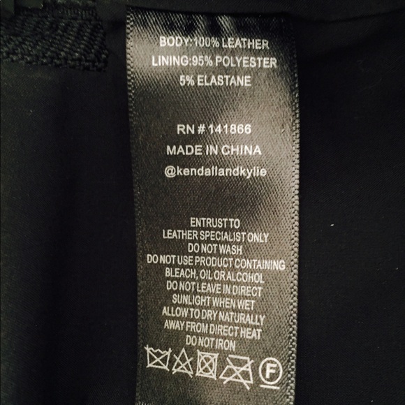 NM High Waist Genuine Leather Shorts - Picture 5 of 9